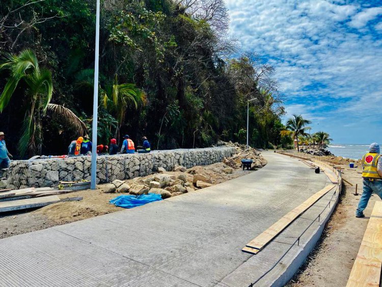 SIGUE AVANZANDO LA OBRA DEL PASEO ATICAMA, EN SAN BLAS