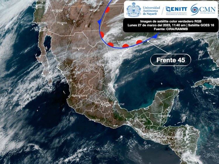 PRONÓSTICO DEL TIEMPO PARA NAYARIT (28, 29 Y 30 DE MARZO)